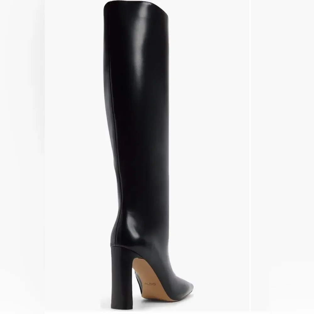 Aldo Black Knee-High Women's Boots 7